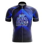 Eat Sleep Bike Repeat - Men's Cycling Kit-Jersey Only-Global Cycling Gear