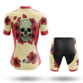 Flower Skull - Women - Cycling Kit-Full Set-Global Cycling Gear