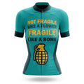 Fragile Like A Bomb - Women - Cycling Kit-Jersey Only-Global Cycling Gear