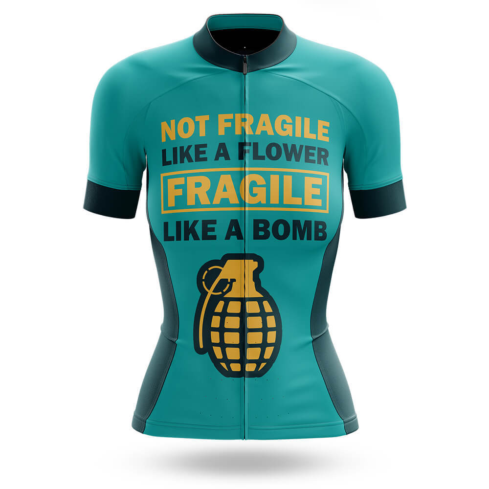 Fragile Like A Bomb - Women - Cycling Kit-Jersey Only-Global Cycling Gear