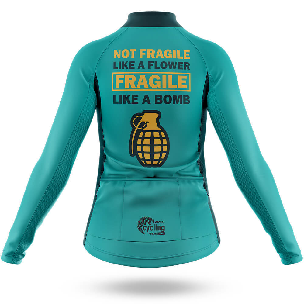 Fragile Like A Bomb - Women - Cycling Kit-Full Set-Global Cycling Gear