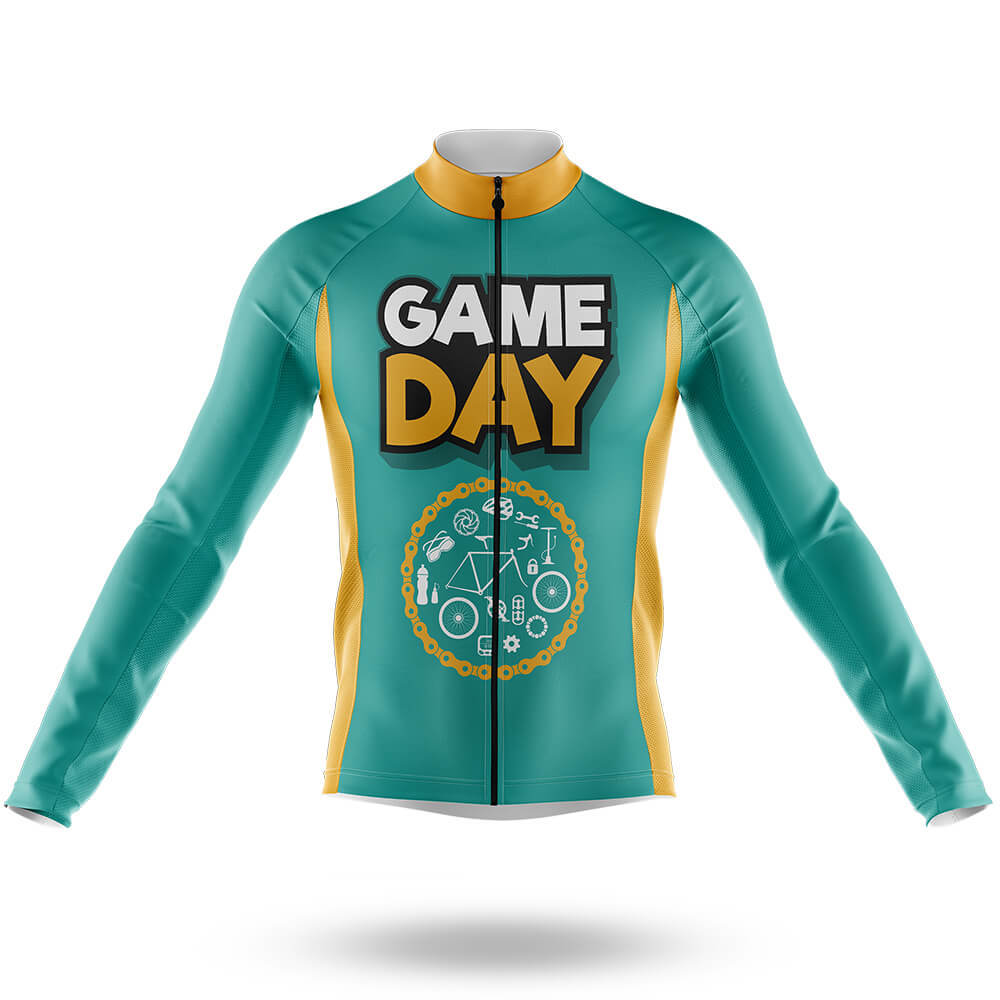 Game Day - Men's Cycling Kit-Long Sleeve Jersey-Global Cycling Gear