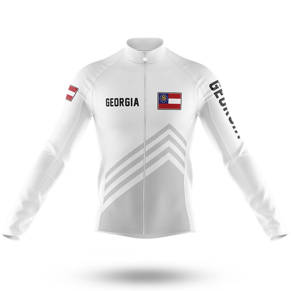 Georgia S4 - Men's Cycling Kit-Long Sleeve Jersey-Global Cycling Gear