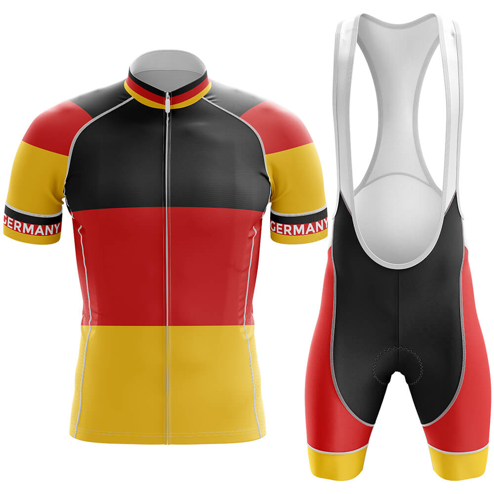 Germany Men's Cycling Kit-Jersey + Bibs-Global Cycling Gear