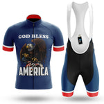 God Bless America - Men's Cycling Kit-Full Set-Global Cycling Gear