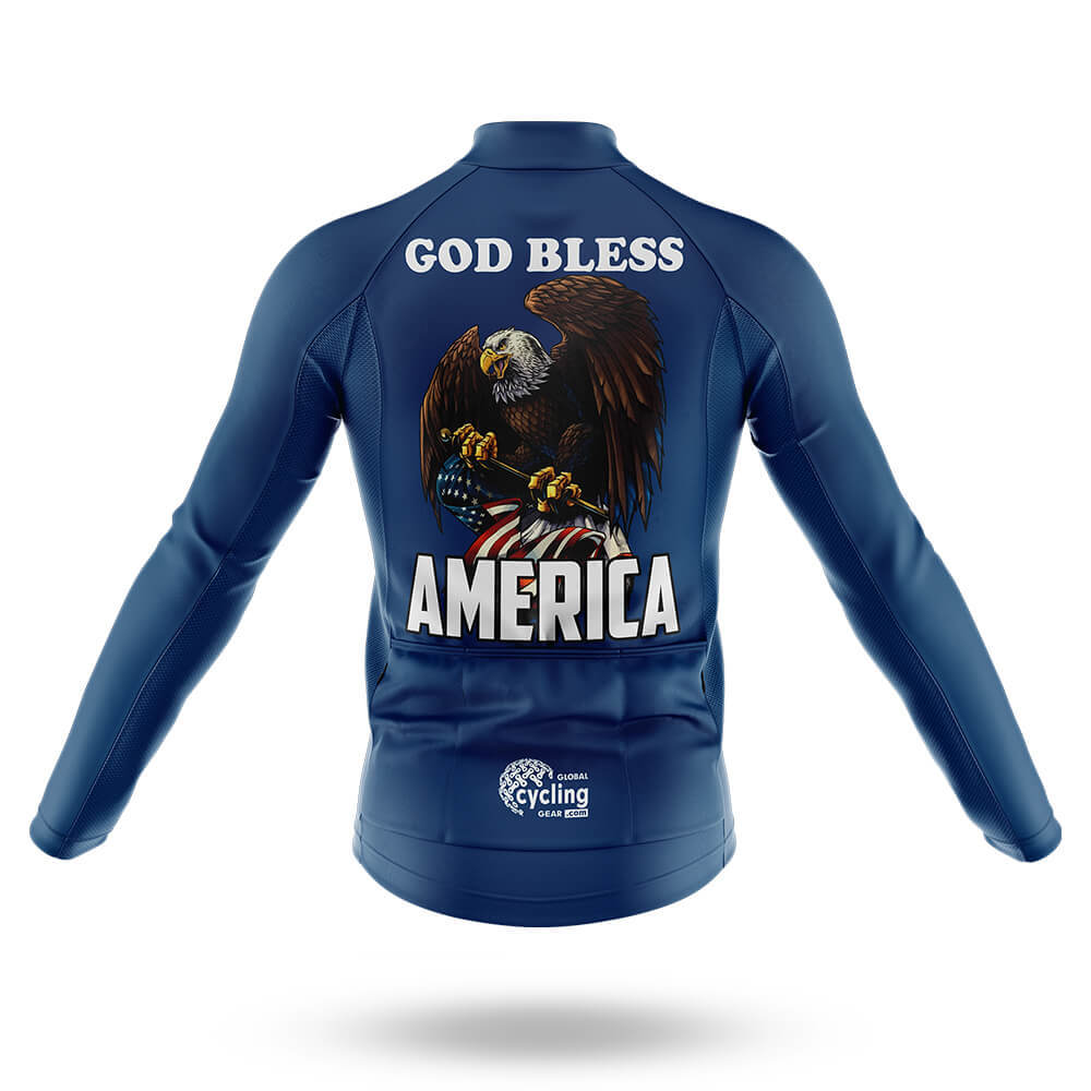 God Bless America - Men's Cycling Kit-Full Set-Global Cycling Gear