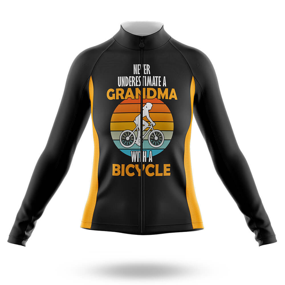 Grandma - Women's Cycling Kit-Long Sleeve Jersey-Global Cycling Gear