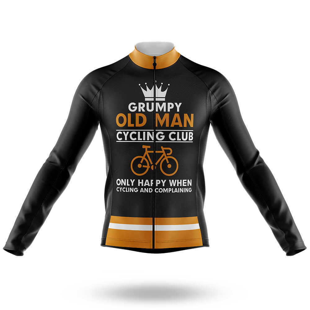 Grumpy Old Man - Men's Cycling Kit-Long Sleeve Jersey-Global Cycling Gear