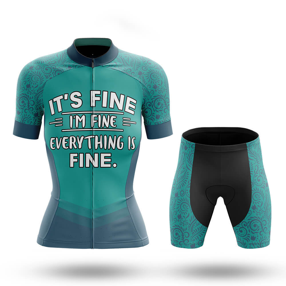I'm Fine - Women - Cycling Kit-Full Set-Global Cycling Gear