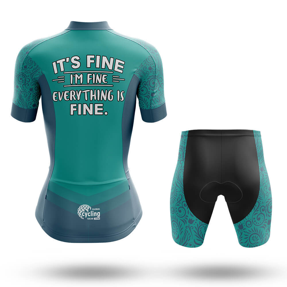 I'm Fine - Women - Cycling Kit-Full Set-Global Cycling Gear