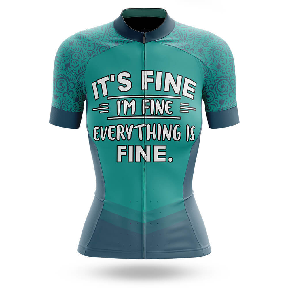 I'm Fine - Women - Cycling Kit-Jersey Only-Global Cycling Gear