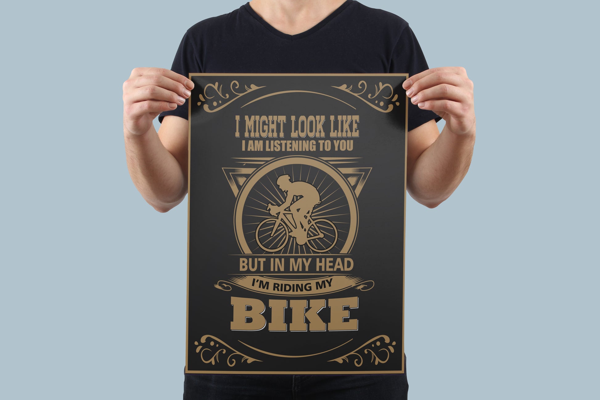 In My Head Poster-16x24-Global Cycling Gear