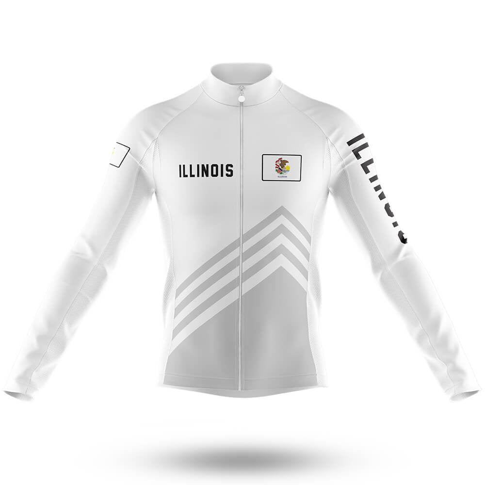 Illinois S4 - Men's Cycling Kit-Long Sleeve Jersey-Global Cycling Gear