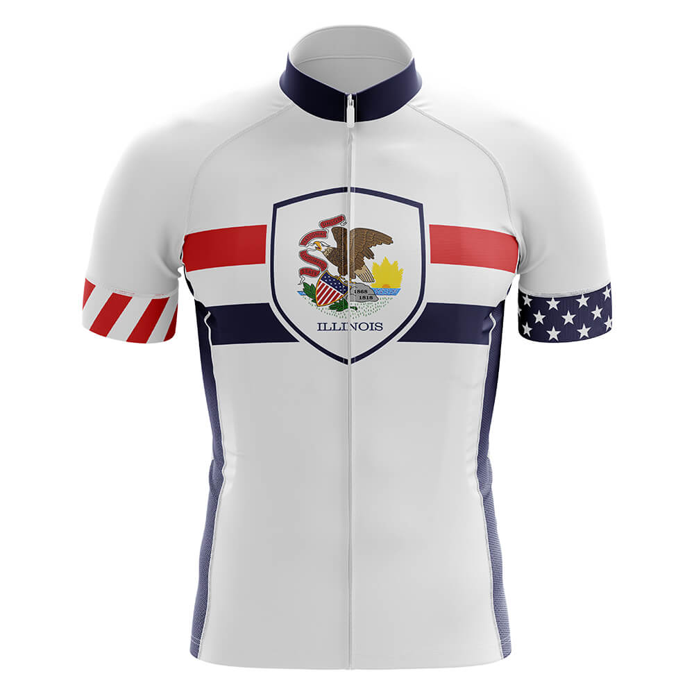 Illinois V5 - Men's Cycling Kit-Jersey Only-Global Cycling Gear