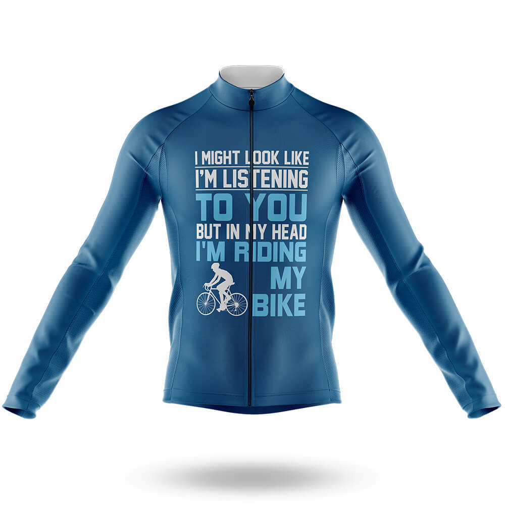 In My Head - Men's Cycling Kit-Long Sleeve Jersey-Global Cycling Gear