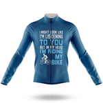 In My Head - Men's Cycling Kit-Long Sleeve Jersey-Global Cycling Gear