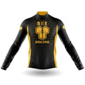 Bee Amazing - Men's Cycling Kit-Long Sleeve Jersey-Global Cycling Gear