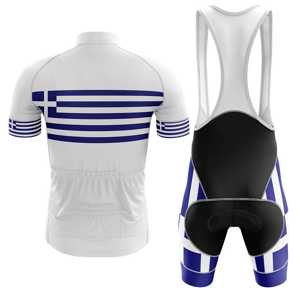 Greece V4 - Men's Cycling Kit-Jersey + Bibs-Global Cycling Gear