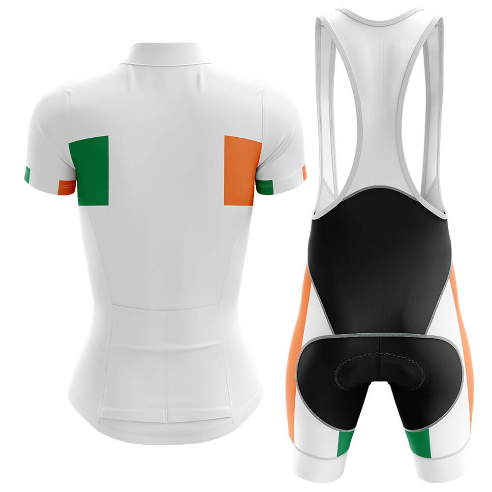 Ireland - Women V4 - Cycling Kit-Jersey + Bib shorts-Global Cycling Gear