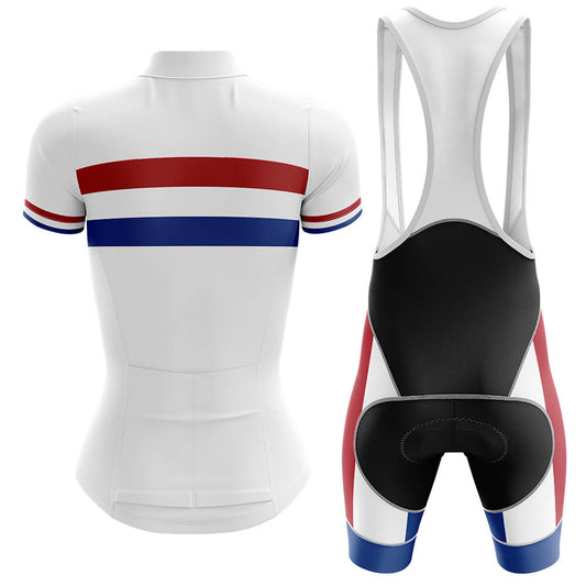Netherlands - Women V4 - Cycling Kit-Jersey + Bib shorts-Global Cycling Gear