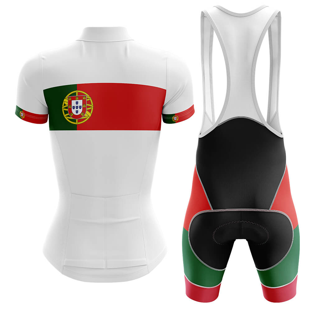 Portugal - Women V4 - Cycling Kit-Jersey + Bib shorts-Global Cycling Gear