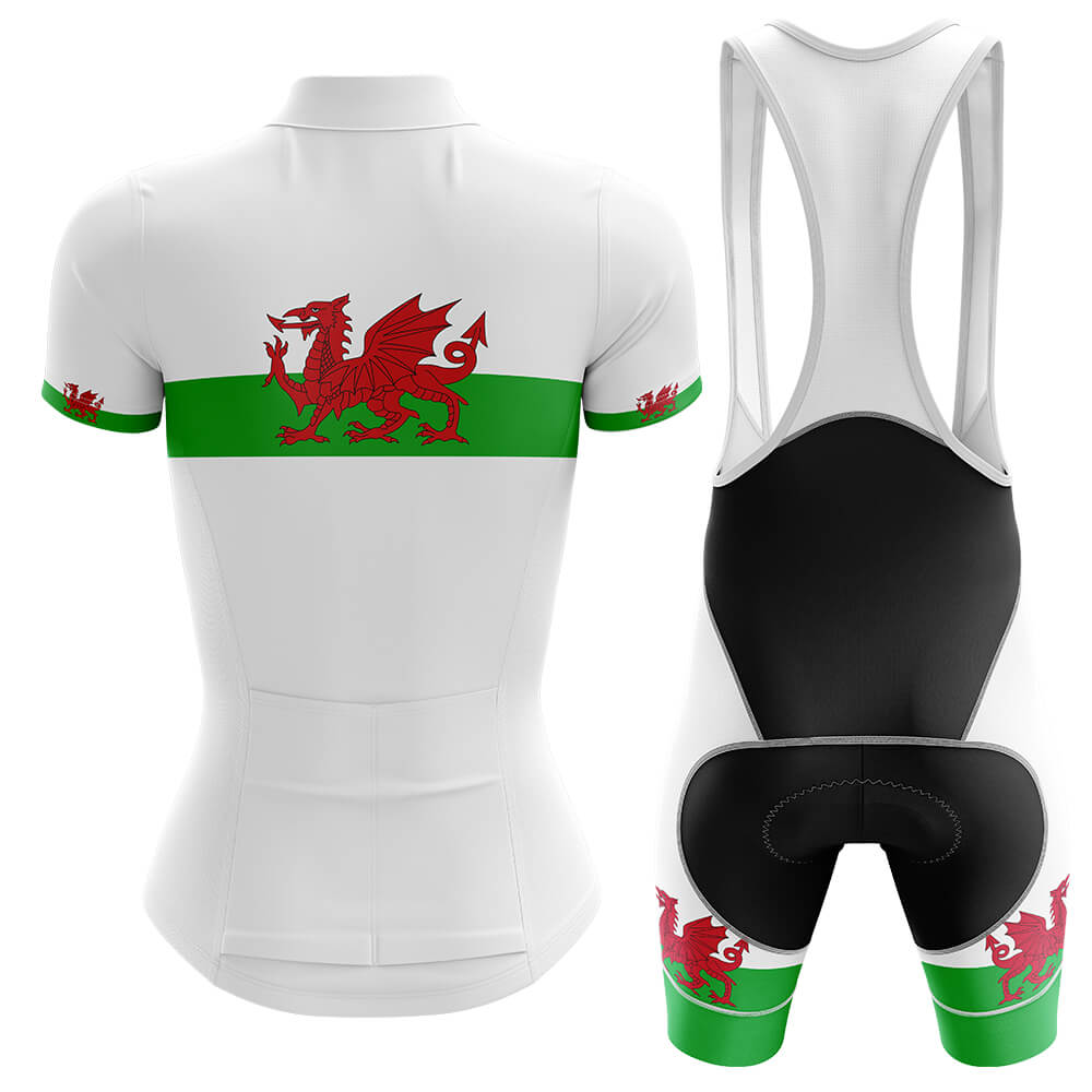 Wales - Women V4 - Cycling Kit-Jersey + Bib shorts-Global Cycling Gear
