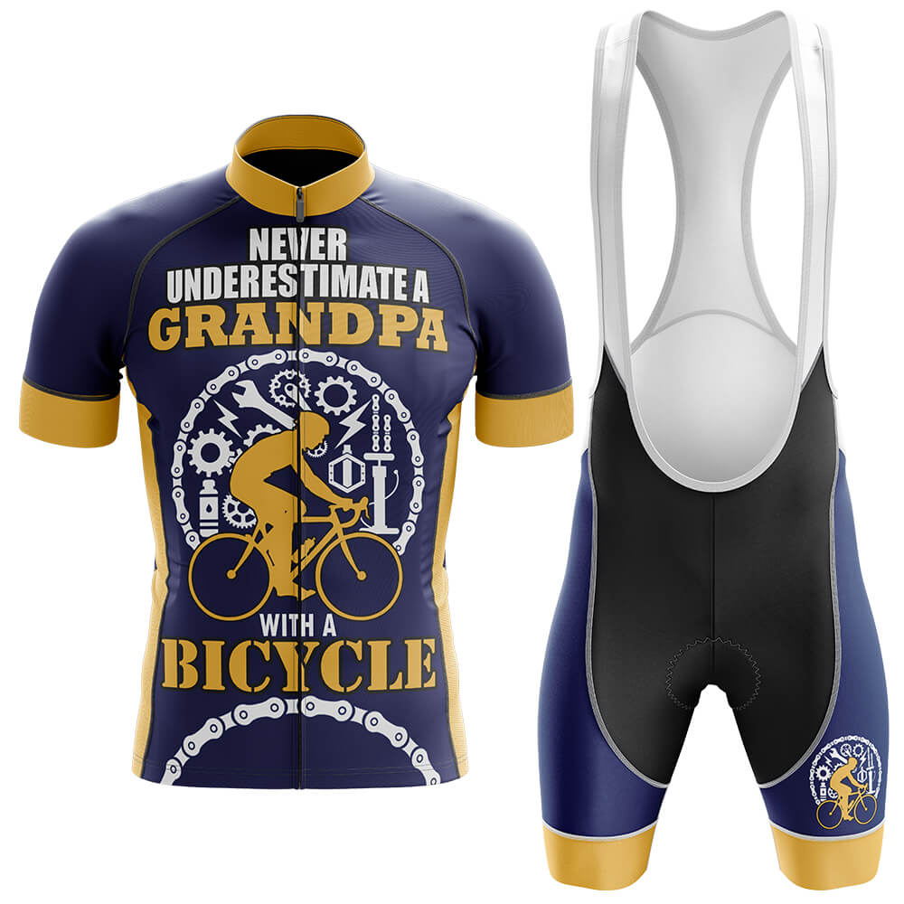 Grandpa V2 - Men's Cycling Kit-Jersey + Bibs-Global Cycling Gear