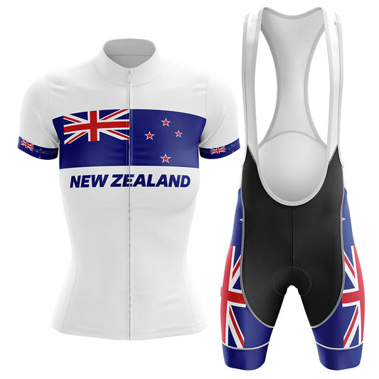 New Zealand - Women V4 - Cycling Kit-Jersey + Bib shorts-Global Cycling Gear