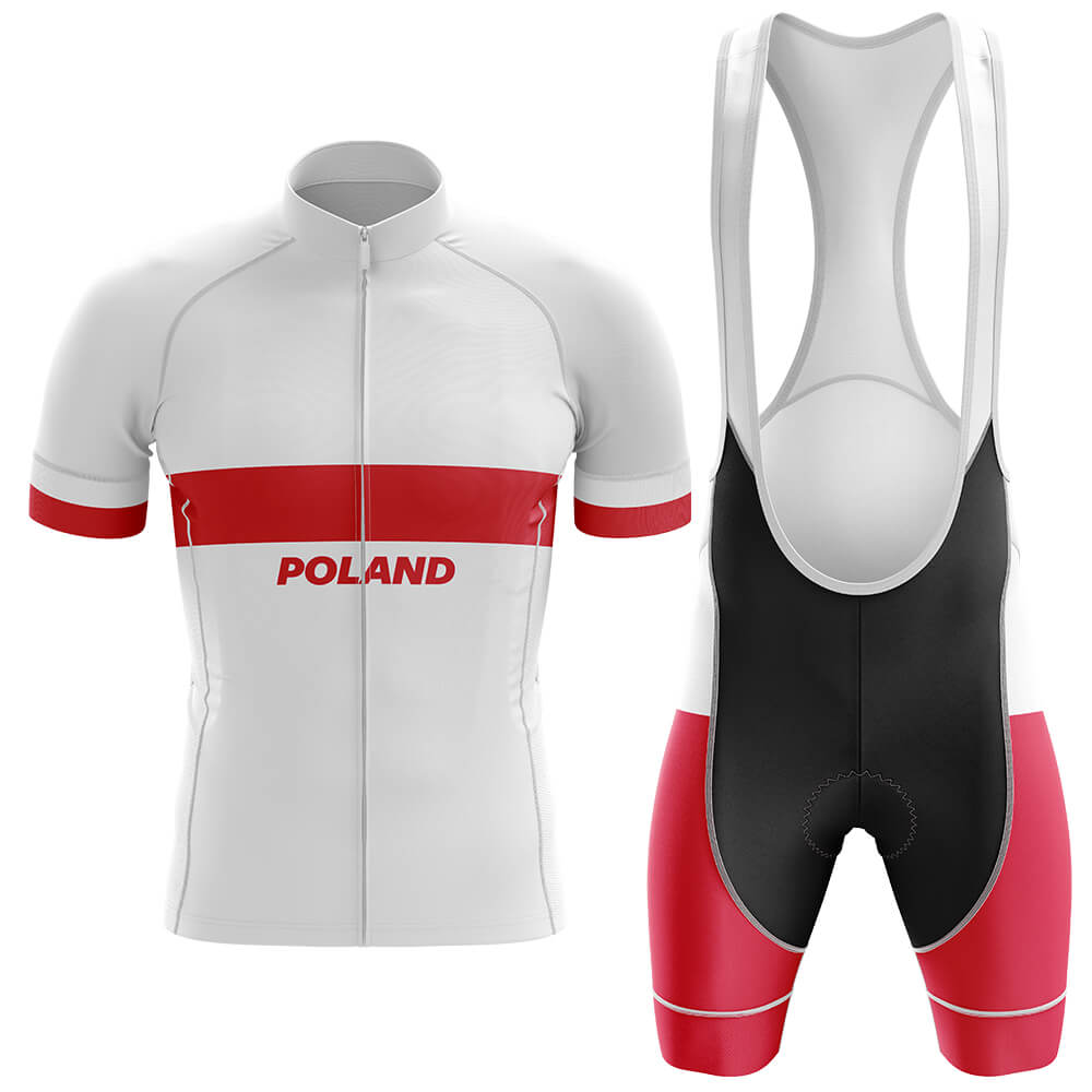 Poland V4 - Men's Cycling Kit-Jersey + Bibs-Global Cycling Gear
