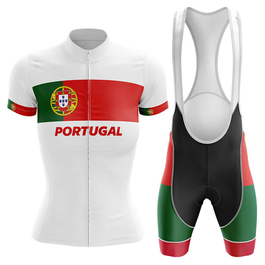 Portugal - Women V4 - Cycling Kit-Jersey + Bib shorts-Global Cycling Gear