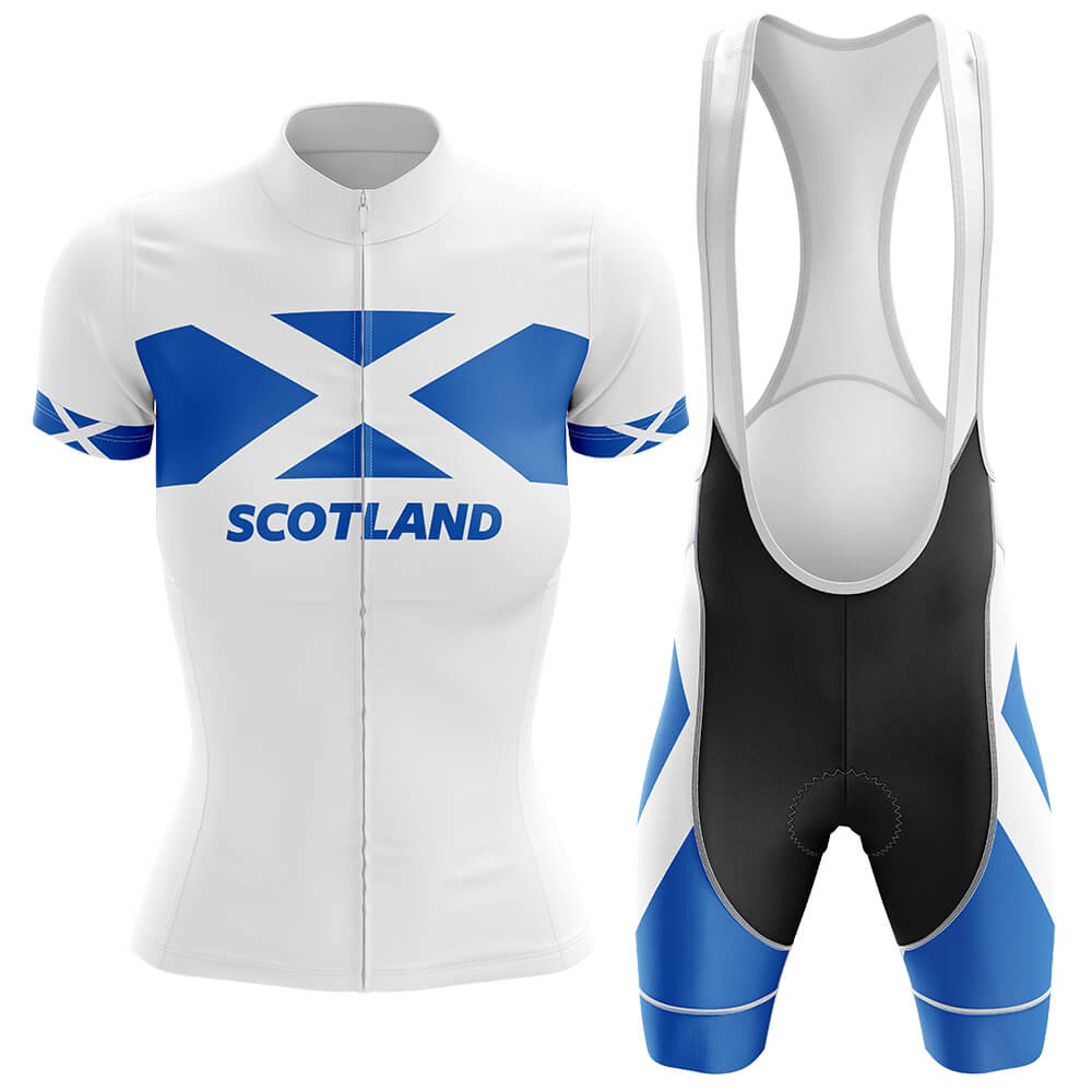 Scotland - Women V4 - Cycling Kit-Jersey + Bib shorts-Global Cycling Gear