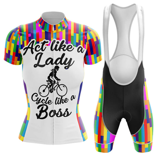 Lady Cycling Kit-Jersey + Bib shorts-Global Cycling Gear