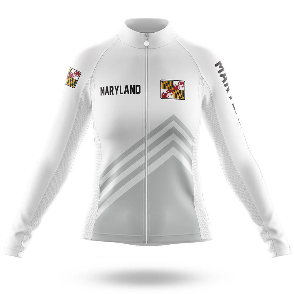 Maryland S4 - Women - Cycling Kit-Long Sleeve Jersey-Global Cycling Gear