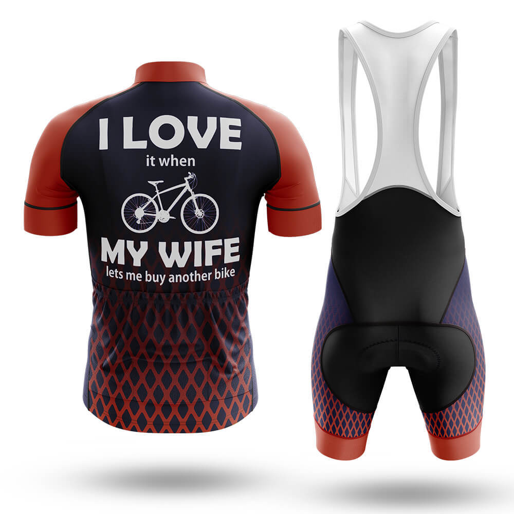 I Love My Wife V6 - Men's Cycling Kit-Full Set-Global Cycling Gear