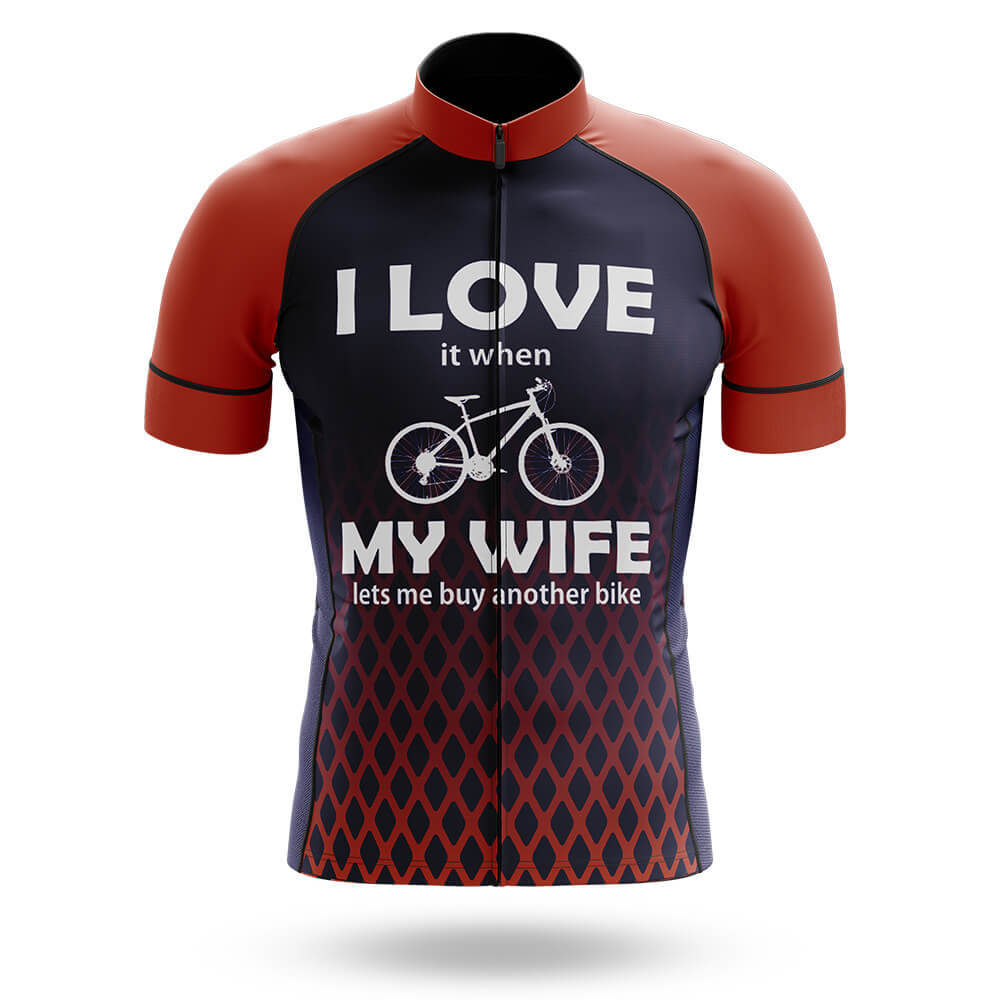 I Love My Wife V6 - Men's Cycling Kit-Jersey Only-Global Cycling Gear