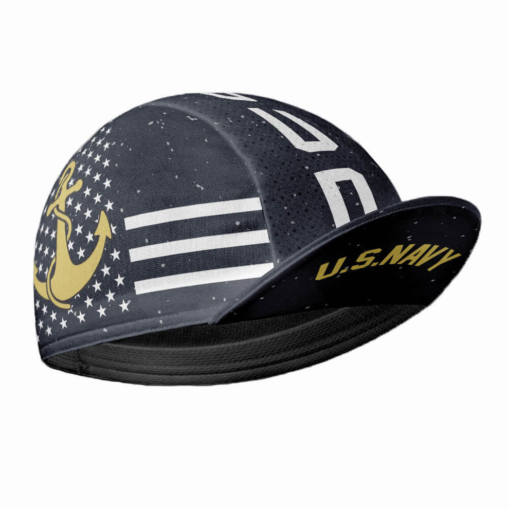 Navy Cycling Cap Breathable Bicycle Hat / One Size