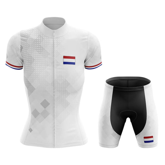 Netherlands - Women's Cycling Kit-Jersey + Shorts-Global Cycling Gear