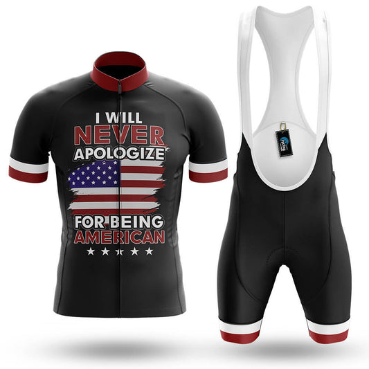 Never Apologize - Men's Cycling Kit-Full Set-Global Cycling Gear