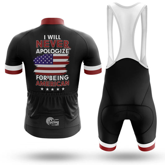 Never Apologize - Men's Cycling Kit-Full Set-Global Cycling Gear