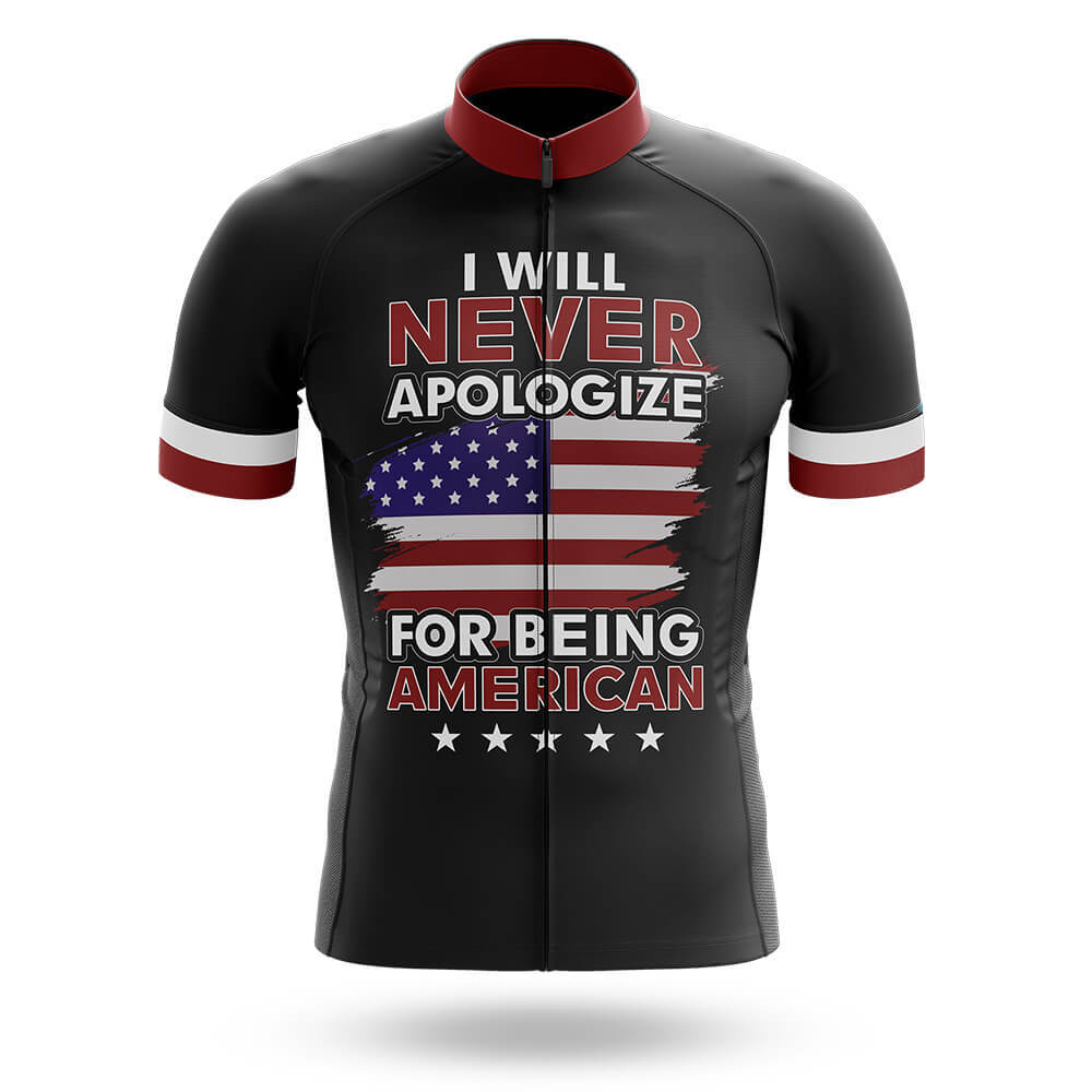 Never Apologize - Men's Cycling Kit-Jersey Only-Global Cycling Gear