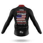 Never Apologize - Men's Cycling Kit-Full Set-Global Cycling Gear