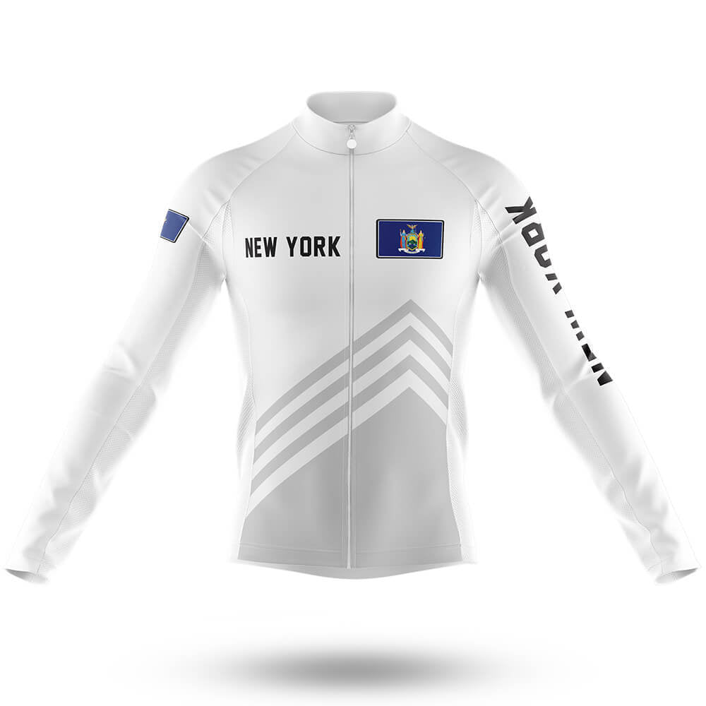 New York S4 - Men's Cycling Kit-Long Sleeve Jersey-Global Cycling Gear