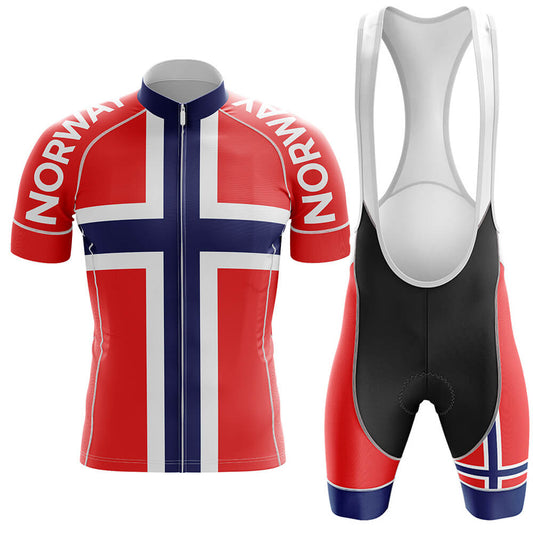 Norway Men's Cycling Kit-Jersey + Bibs-Global Cycling Gear