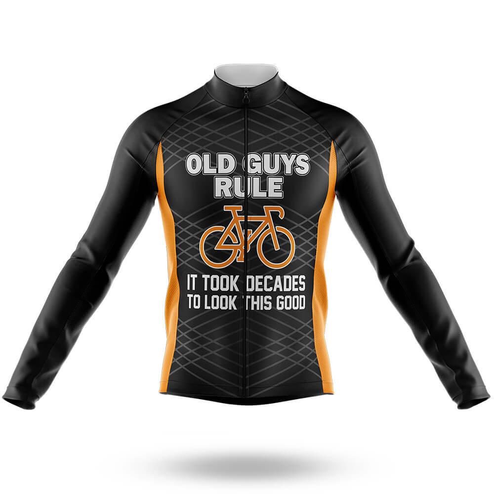 Old Guys Rule - Men's Cycling Kit-Long Sleeve Jersey-Global Cycling Gear