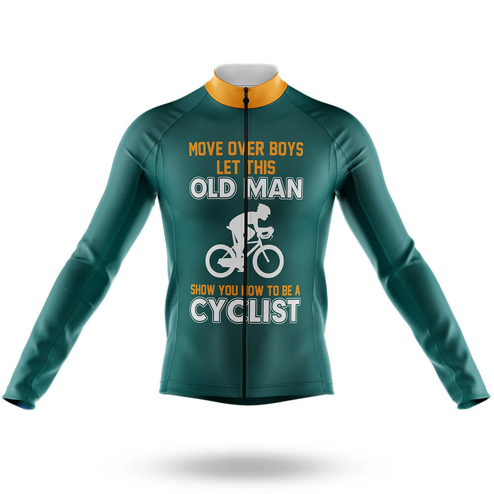 Old Man - Men's Cycling Kit-Long Sleeve Jersey-Global Cycling Gear