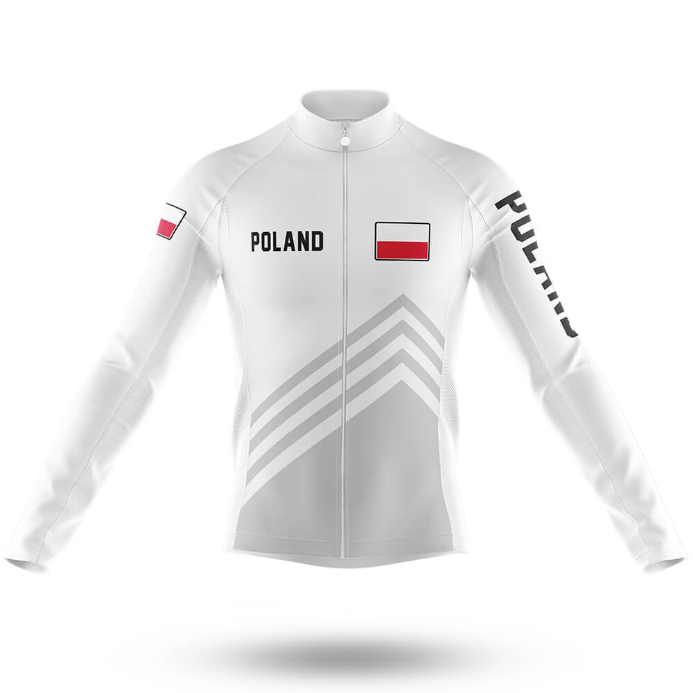 Poland S5 - Men's Cycling Kit-Long Sleeve Jersey-Global Cycling Gear