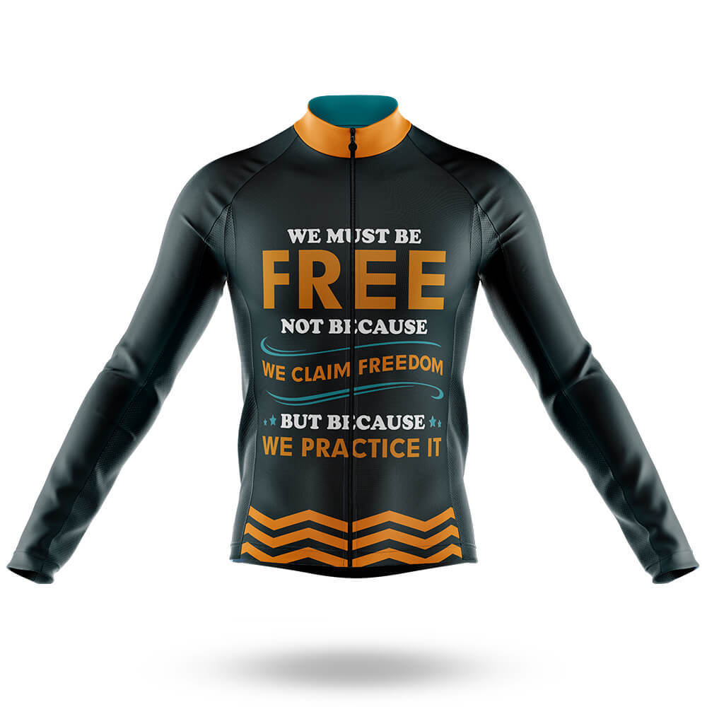 Practice Freedom - Men's Cycling Kit-Long Sleeve Jersey-Global Cycling Gear