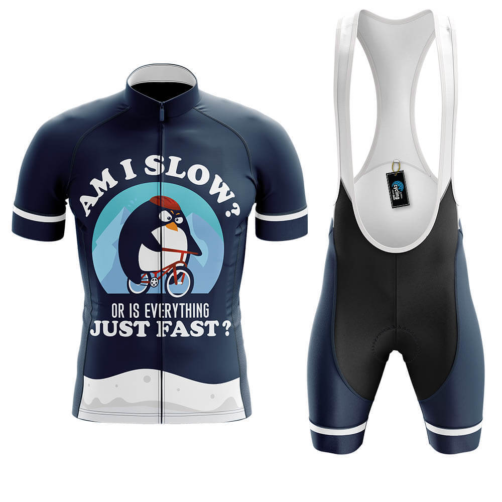 Am I Slow V2 - Men's Cycling Kit-Full Set-Global Cycling Gear