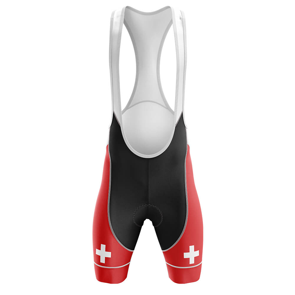 Switzerland V4 - Men's Cycling Kit-Bibs Only-Global Cycling Gear