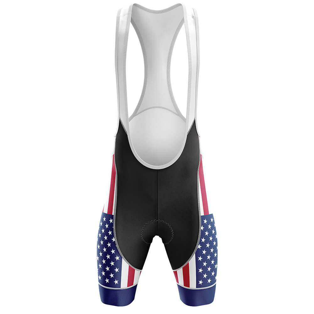 USA V6 Men's Cycling Kit-Bibs Only-Global Cycling Gear
